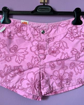 Costume/short Sundek rosa fantasia floreale