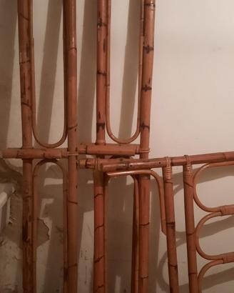 letto singolo in bambú