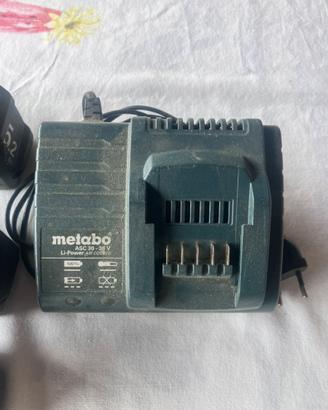 Carica batterie e batterie metabo