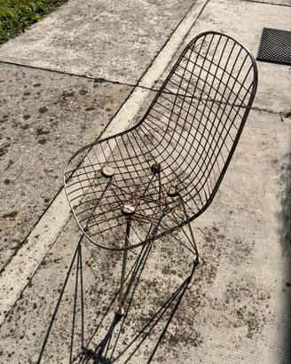 IN TRATTATIVA Sedia Vitra Wire Chair eames