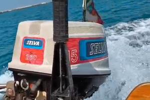 Gommone più Motore con carrello da cantiere