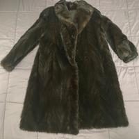 Giaccone pelliccia visone 100% per donna taglia XS