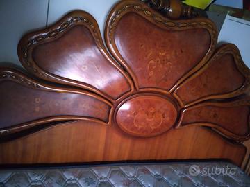 Letto matrimoniale con mat+cassettiera+2 comodini