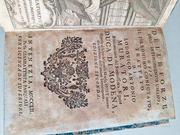  1752 Muratori "Delle forze dell'intendimento uman