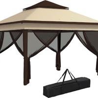 Gazebo Elegante da Giardino 3x3m Regolabile - Sped