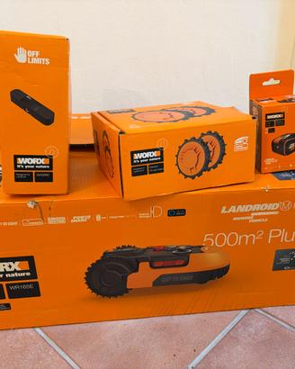 WORX Landroid M500 Plus WR165E + accessori