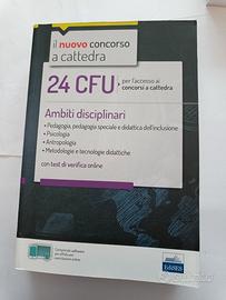24 CFU PER L'ACCESSO AI CONCORSI A CATTEDRA