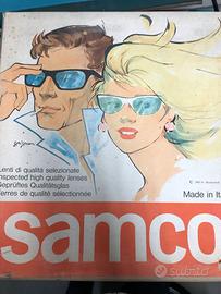 SCATOLA DI OCCHIALI SAMCO 12 PEZZI COME NUOVI