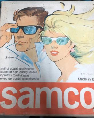 SCATOLA DI OCCHIALI SAMCO 12 PEZZI COME NUOVI