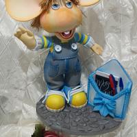 Topo Gigio porta penne  e notes