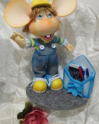 Topo Gigio porta penne  e notes
