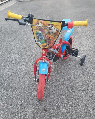 Bici PAW PATROL 12" N U O V A .