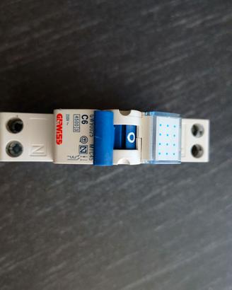 Interruttore Magnetotermico Gewiss MTC45 C6GW90025