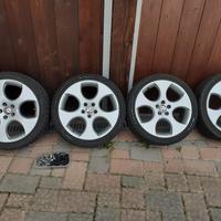 cerchi in lega 17" polo 6r gti + gomme invernali