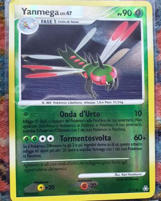 Carte Pokemon-Yanmega(Ita,Hollo/Foil,Ex con Imperf