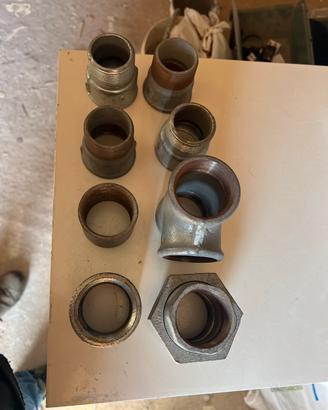 Kit raccordi zincato da 1”e 1/2”