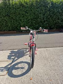 Bici decathlon bambina 16" Rosa e Bianca