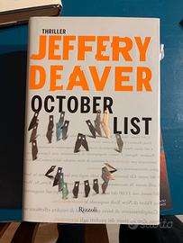 JEFFERY DEAVER October list