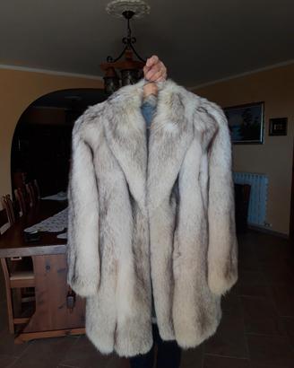 pelliccia volpe bianca 