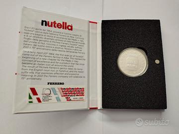 5 euro argento "Nutella" bianca.