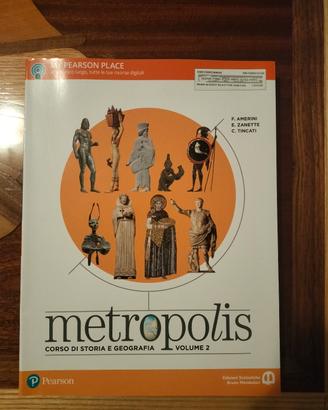 libro di testo Metropolis 2 (My pearson place)