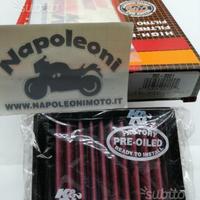 Guzzi, Aprilia, Italjet, filtro aria K&N