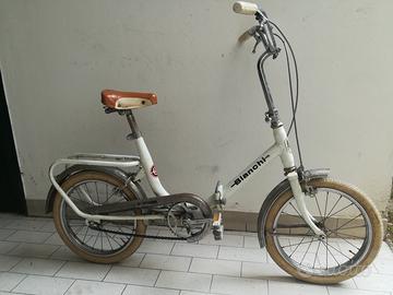 Bici pieghevole bianchi raggio 16 anni 60