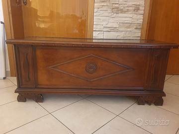 cassapanca legno massello