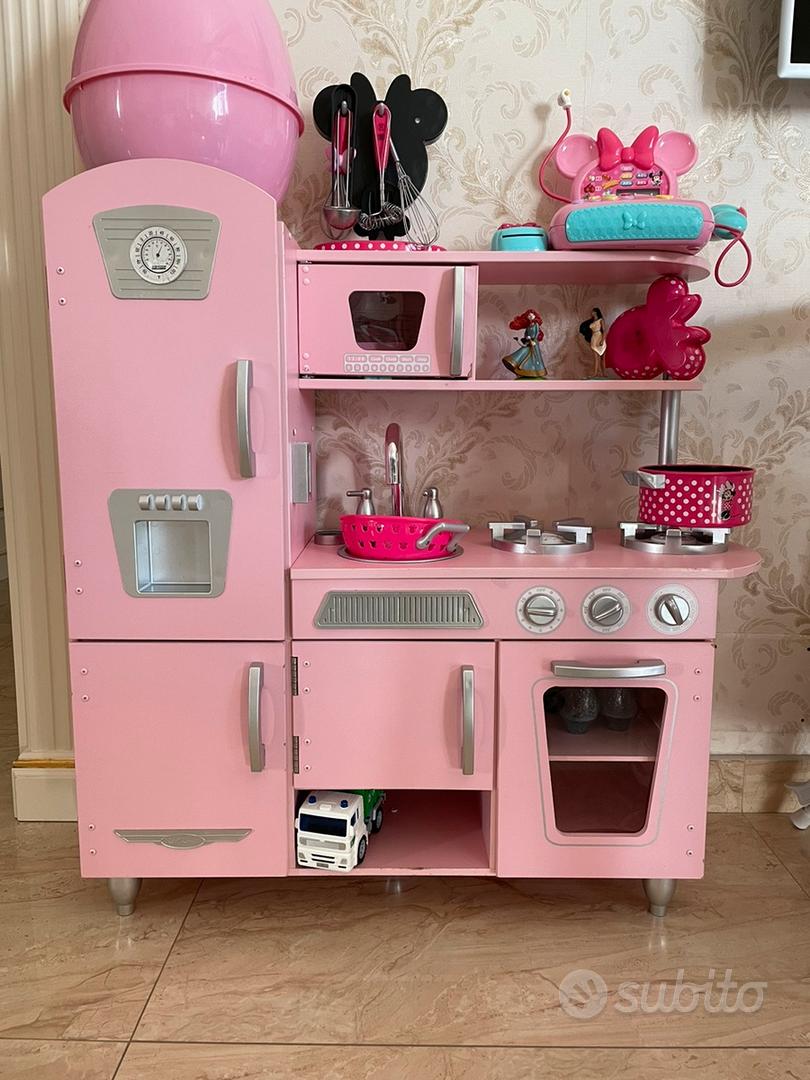 Cucina giocattolo in legno vintage rosa - KidKraft - Giochi In Legno