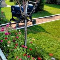 Passeggino gemellare completo di: navicelle,ovetti