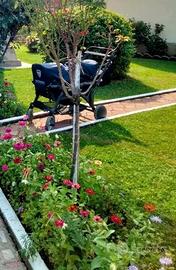 Passeggino gemellare completo di: navicelle,ovetti