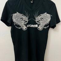 🐅 T-Shirt Just Cavalli Nera con Tigri 💣