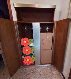 Mobili da ingresso in legno, anni’60,