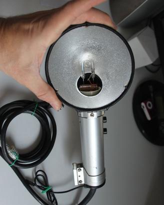 Flash Lampada vintage MULTIBLITZ PRESS UNIVERSAL a
