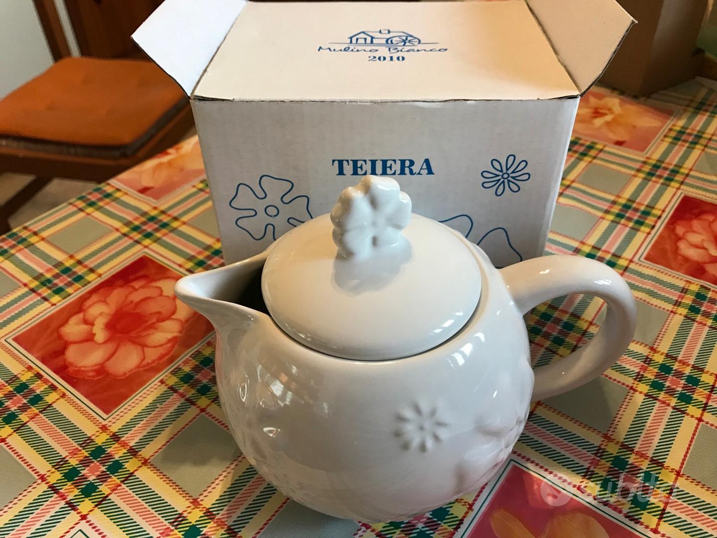 Chatsford Teiera In Ceramica Per 2 Tazze Con Colino Rimovibile - Bianco