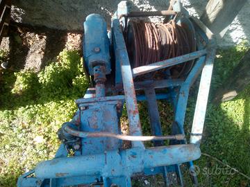 Verricello argano legna