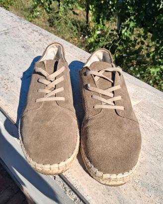 ZARA scarpe in pelle scamosc. tg 40