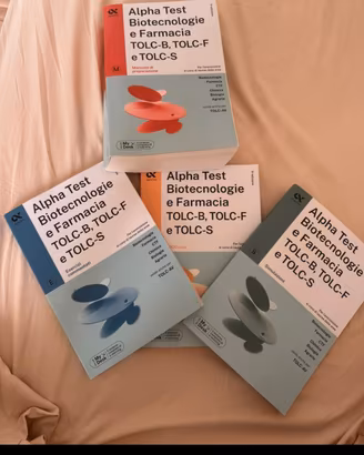 Libri TOLC B Alpha Test Biotecnologie e Farmacia e