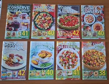 Raccolta di 8 libretti di ricette 