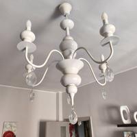 LAMPADARIO BIANCO MODERNO