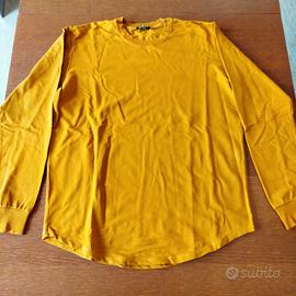 Maglietta maniche lunghe in cotone garzato 
tg. L