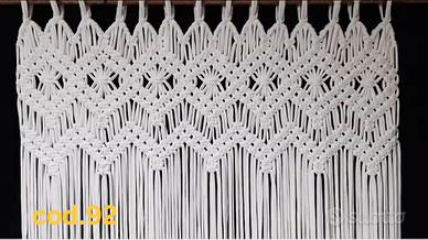 tende e decorazioni in macramé 