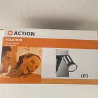 Lampada da muro tipo faretto con lampadina led