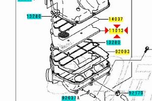 Filtro aria Kawasaki Ninja ZX-9R 110131270