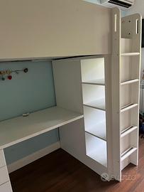 Letto ikea  a soppalco smastad