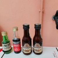 mignon bottiglie Montenegro e varie 
