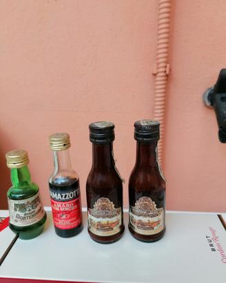 mignon bottiglie Montenegro e varie 