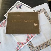 Album di cartoline di ricami dalmati vintage. 