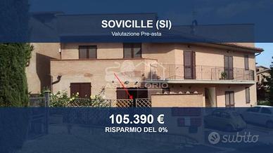 Immobile in asta di 55 m² con box auto a Sovicille