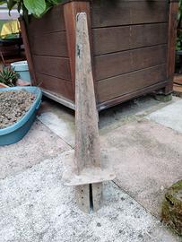 4 staffe per fissaggio pali alti 55 cm